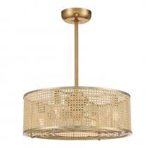 Savoy House 25-FD-1650-322 - Astoria 4-Light Fan D'Lier in Warm Brass