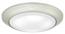 Westinghouse 6323100 - 7 in. 15W LED Surface Mount Brushed Nickel Finish Frosted Lens, 4000K
