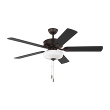 Monte Carlo 5LD52BZD - Linden 52'' traditional dimmable LED indoor bronze ceiling fan with light kit and reversib
