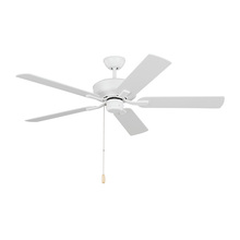 Monte Carlo 5LD52RZW - Linden 52'' traditional indoor matte white ceiling fan with reversible motor