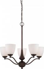 Nuvo 60/5135 - PATTON 5 LIGHT CHANDELIER/UP
