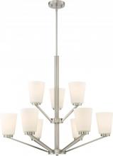 Nuvo 60/6249 - NOME 9 LIGHT CHANDELIER