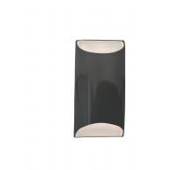Justice Design Group CER-5750-GRY - Small ADA Tapered Cylinder Wall Sconce